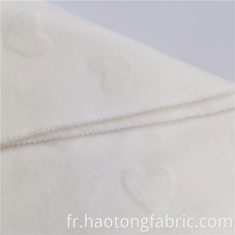 Cut Flower Polyester White Fabrics